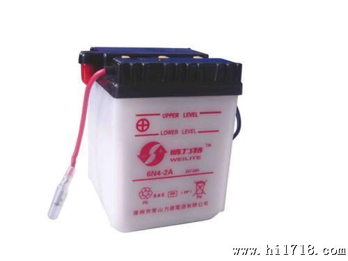 厂家供应6V4AH摩托车蓄电池 6N4-2A铅酸蓄电池  普通干荷 带液