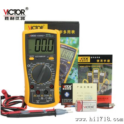 【】供应胜利VC890C+数字万用表/全保护/带测温 带背光