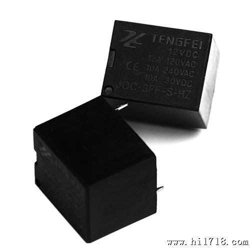 繼電器 腾飞小型T73继电器 10A直流常开型电磁继电器12VDC