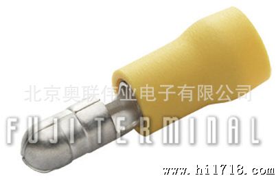 富士PVC半缘形公插端子(加铜套)VM/形铜鼻子