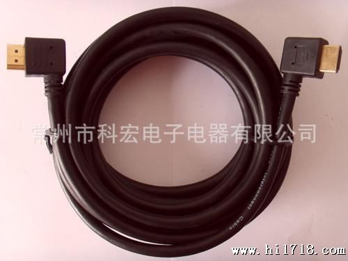 HDMI高清/hdmi cable 直角连接头 90度双