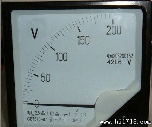 直接式电流表(交流) 电压表(直流) 42L6 42C3