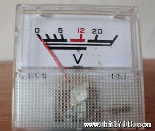 长期供应指针式12V电瓶表  电压测量仪表.