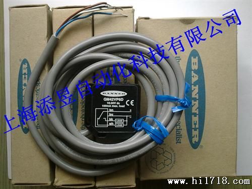 D12SN6FPH上海添昱现货热卖偏门邦纳光纤传感器现货，议价