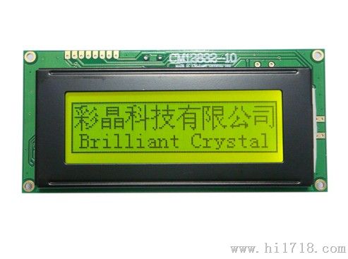 彩晶CM12832-10液晶模块带多种串口接口UART/RS液晶显示模块