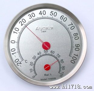 美德时不锈钢温湿度计 温湿度表 温度计 温度表TH600B