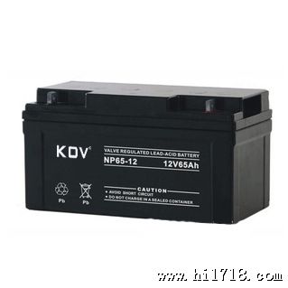 科伏蓄电池NP65-12/12伏电瓶/铅酸免维护蓄电池