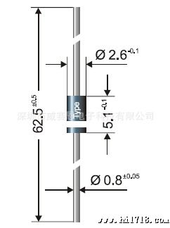 【威赛恩】 供应 UF4003 1A 200V 快开关 二管 RoHS