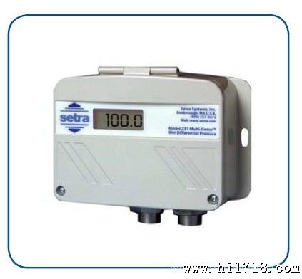 原装 美国进口西特 Setra 湿差压传感器 231GMS12FN 水差压传感器