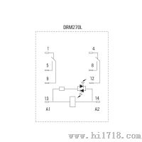 带灯继电器drm270730l魏德米勒