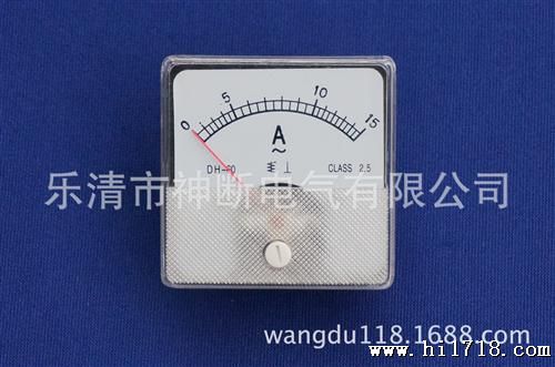 【批发】DH-60/15A(交流型AC)上海新浦指针式电流表