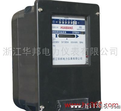 三相嵌入式计度器电度表,DT862-K,浙江华邦电力仪表