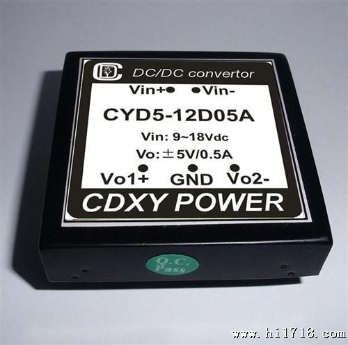  隔离模块电源 稳压输出CYD5-12S05