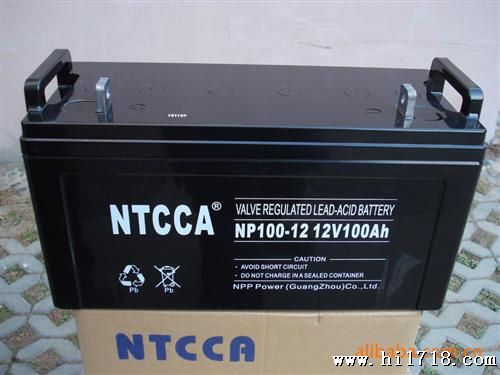 NTCCA恩科蓄电池12V100AH，NP100-12/免维护铅酸电池，原装