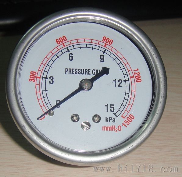 pressure gauge压力表5kpa/10kpa