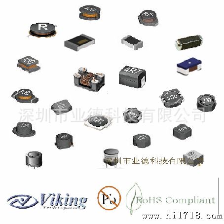 供应+Viking+非屏蔽+功率电感 PCD0302  1~1000μH 2.2~0.09A