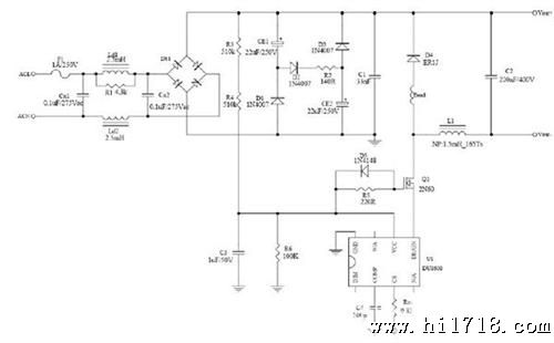 高压高、降压型 LED恒流驱动方案——DU8608