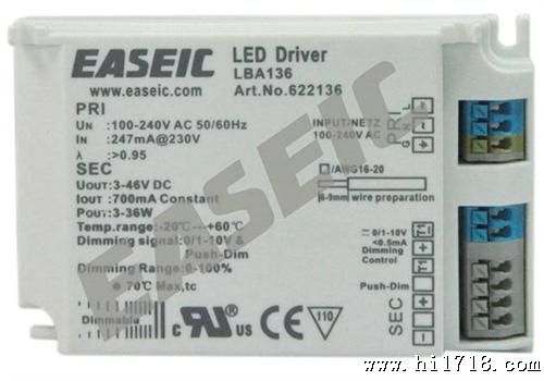 大量销售“EASEIC”品牌LBA136 LED驱动器恒流 CCC