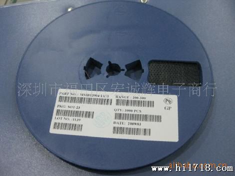 v贴片贴片三极管MMBT3904金属三极管仙童贴片三极管摇摆贴片球图片
