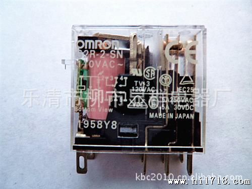 欧姆龙G2R-2-SN(AC11OV)小型电磁继电器