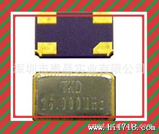 晶振生产厂家供应手机晶振26M 3225   TKD品牌