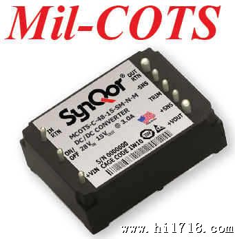 代理美国SynQor 电源模块 MCOTS-C-48-15 电源模块 深圳代理