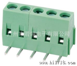 弯脚PCB接线端子 128R－5.0（7.5） 广州若翎电子