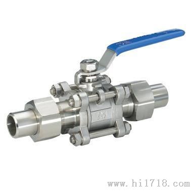 上海阀门厂家生产加长三片式焊接球阀适用于工业管道系统