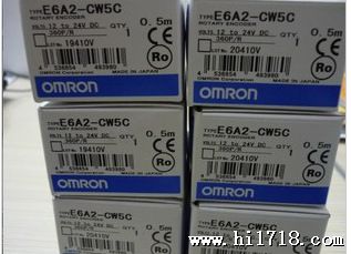 供应原装OMRON欧姆龙旋转编码器 E6A2-CW5C 360P/R 0.5M