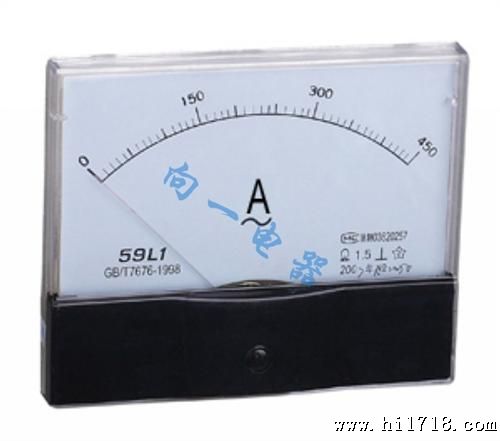 59L1-A 指针式交流电流测量仪器仪表/板表 交流电流表 120*100