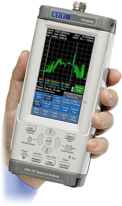 供应英国TTI PSA6005  高频手持式频谱分析仪，PSA6005频谱仪代理