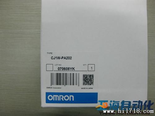 供应欧姆龙CJ1W系列C电源模块 CJ1W-PA202