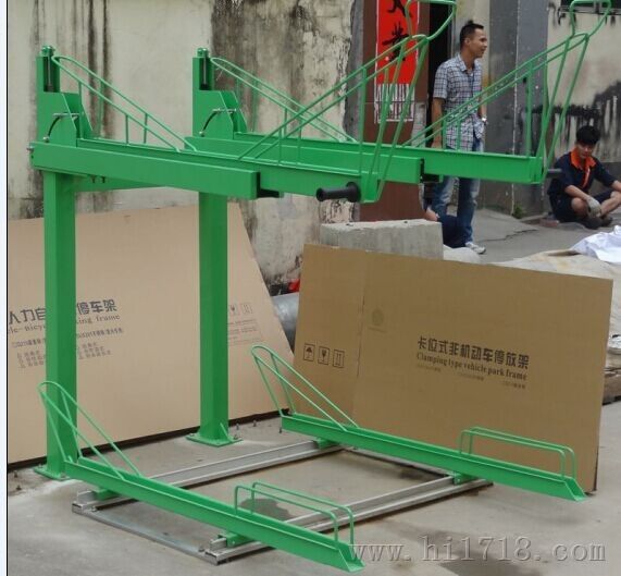 新型双层自行车停车架厂家 广州安赢牌定做各类规格