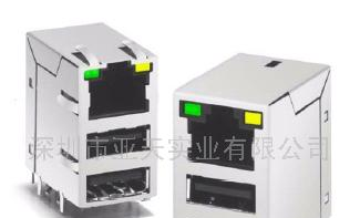 供应带USB接口RJ45滤波器