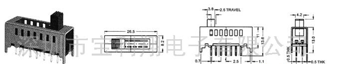 供应滑动开关SS-17E01(图)