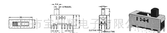 供应滑动开关SS-25F02(图)