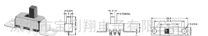 供应滑动开关SS-12F48(图)