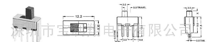 供应滑动开关SS12F49(图)