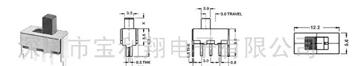 供应滑动开关SS-12F45(图)