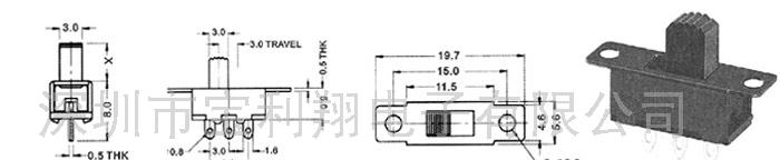 供应滑动开关SS-12F15(图)
