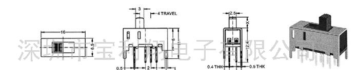 供应滑动开关SS-22H02(图)