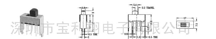 供应滑动开关SS-22F18(图)