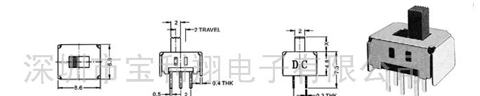 供应滑动开关SS-22D02(图)