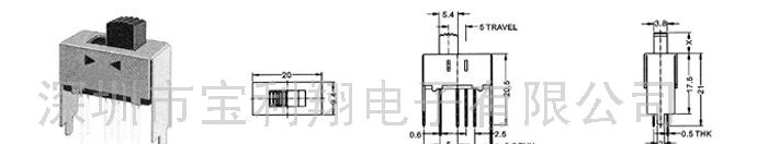 供应滑动开关SS-22J13(图)