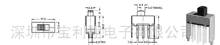 供应滑动开关SS-22F22(图)