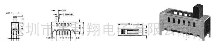 供应滑动开关SS-16F03(图)