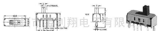 供应滑动开关SS-13D01(图)