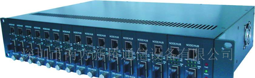 供应16槽光纤收发器机架