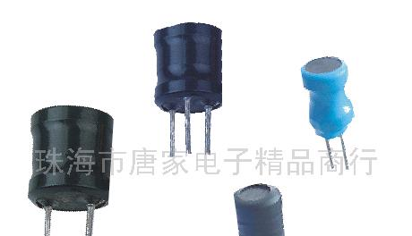 供应工字电感0608 220uH 蓝色PVC套管