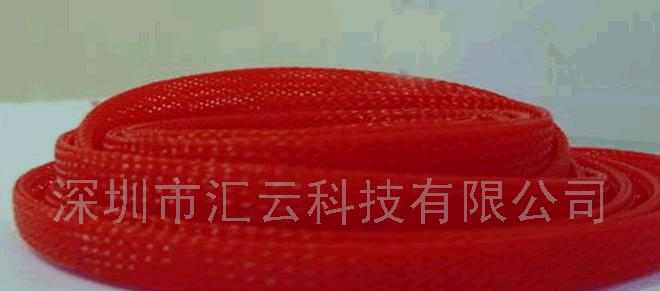 供应红色PET网状编织套管(图)